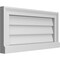 Ekena Millwork Vertical Surface Mount PVC Gable Vent w/ 2"W x 2"H , Brickmould Sill Frame, 24"W x 12"H GVPVE24X1203SN - alternate 3